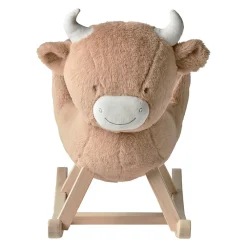 Animal à bascule Vache Fluffy Beige