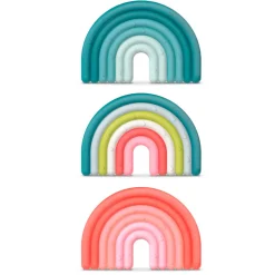 Anneau de dentition en silicone Arc-en-ciel (coloris aléatoire)