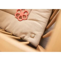 Anneau de dentition silicone Flower Coral Rose