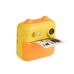 Appareil photo pour enfant avec impression instantanée – Jaune