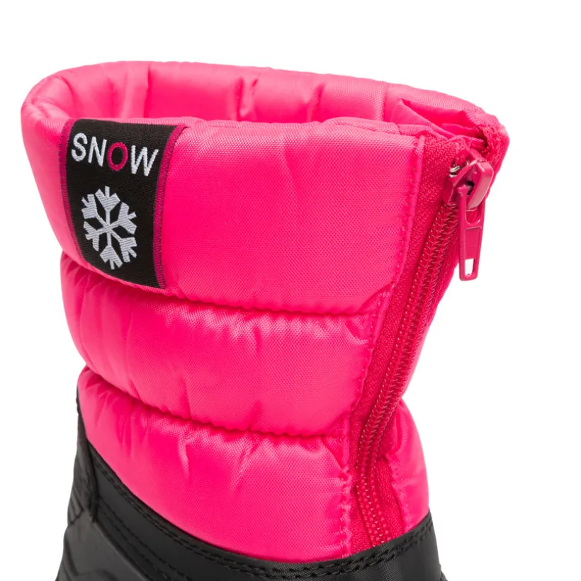 Après-ski à col matelassé et coque caoutchouc pour fille