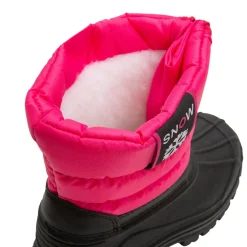 Après-ski à col matelassé zippé et coque caoutchouc du 20 au 23