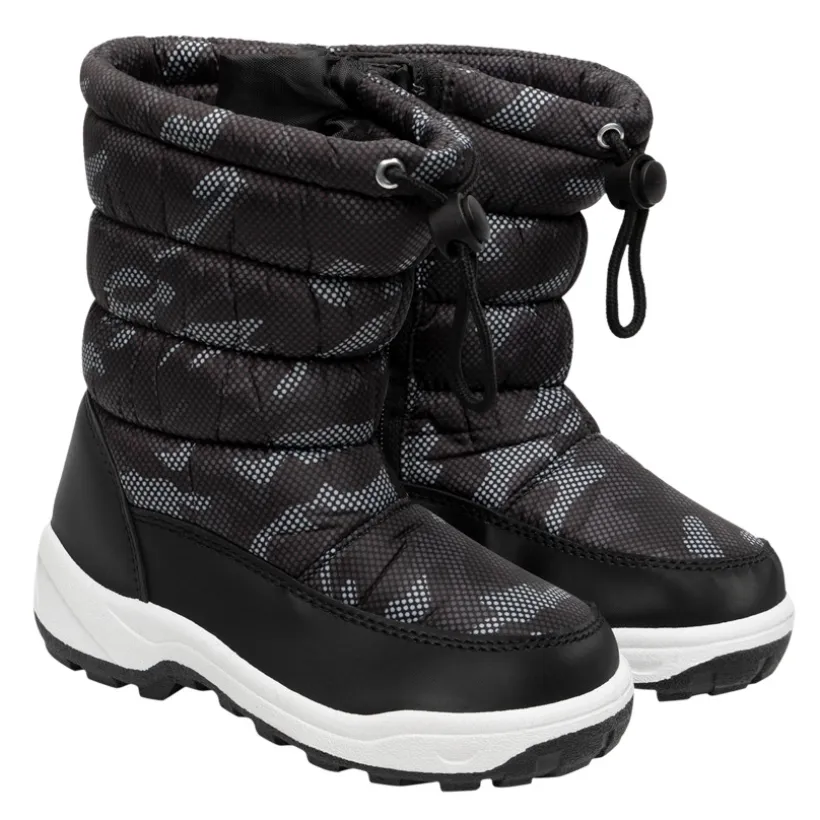 Après-Ski à coque et motif camouflage pour enfant garçon