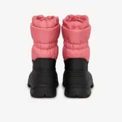 Après-ski zippés bicolores à badge gomme pour fille