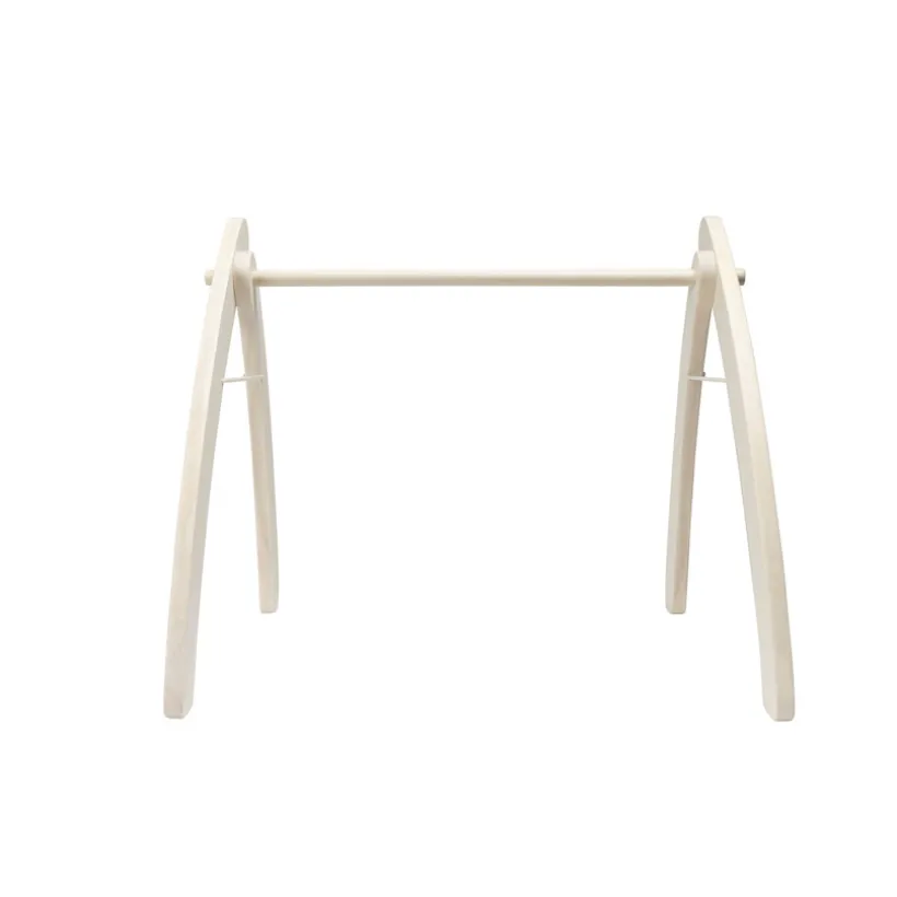 Arche d'éveil pliable en bois coloris naturel