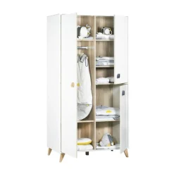 Armoire bébé 3 portes Oslo - Boutons gouttes