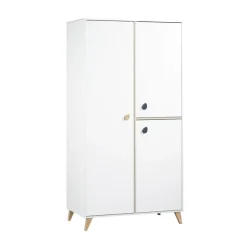 Armoire bébé 3 portes Oslo - Boutons gouttes
