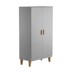 Armoire Lounge 2 portes - Gris