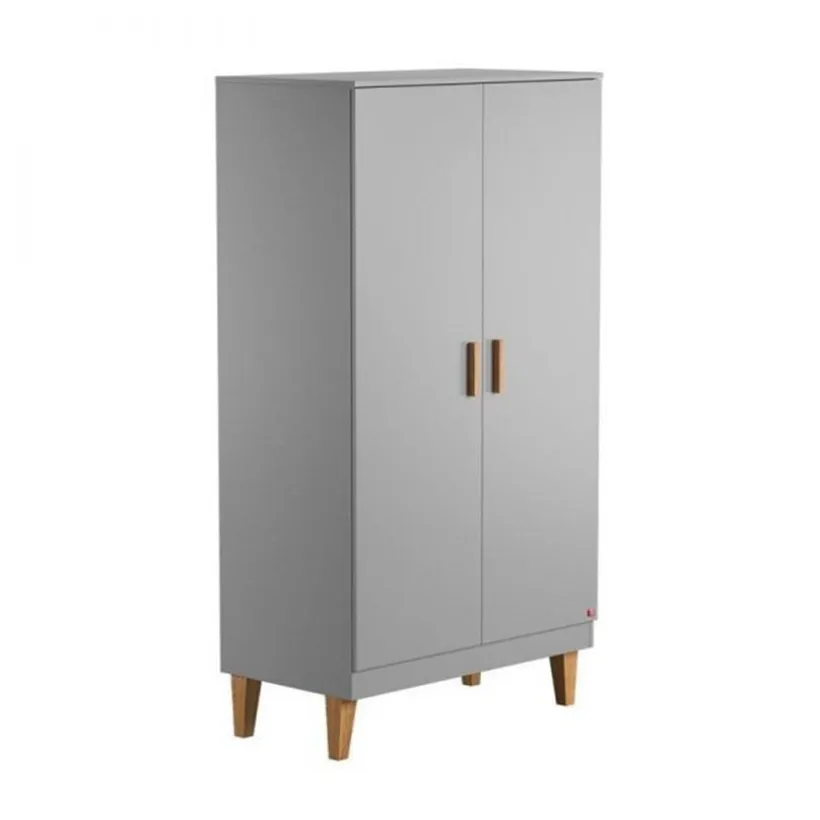 Armoire Lounge 2 portes - Gris