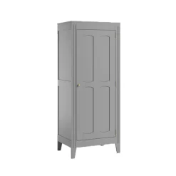 Armoire 1 porte Milenne - Gris clair