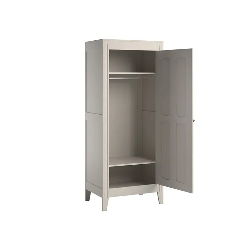 Armoire 1 porte Milenne sable-beige