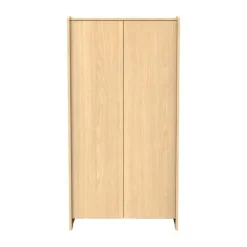 Armoire à 2 portes Cannelle aspect chêne miel