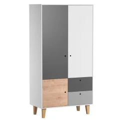 Armoire 2 portes Concept - Chêne