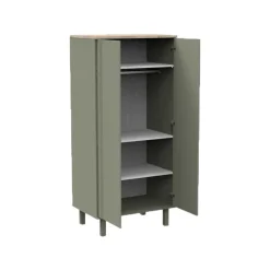 Armoire 2 portes Éléonore - Kaki