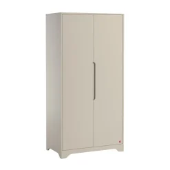Armoire à 2 portes Ova gris-beige