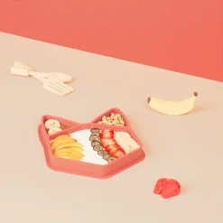Assiette compartimentée en silicone ISY PLATE - Renard
