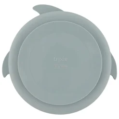 Asssiette avec ventouse et compartiments silicone Mr Shark