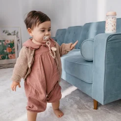 Attache-sucette chaine Birdies rose