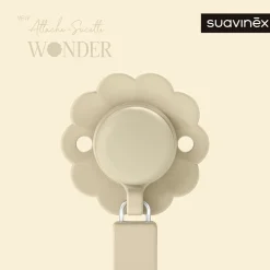 Attache-sucette en silicone Wonder whitecap gray
