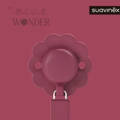 Attache-sucette en silicone Wonder viva magenta