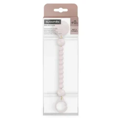 Attache-sucette silicone Colour Essence rose pâle