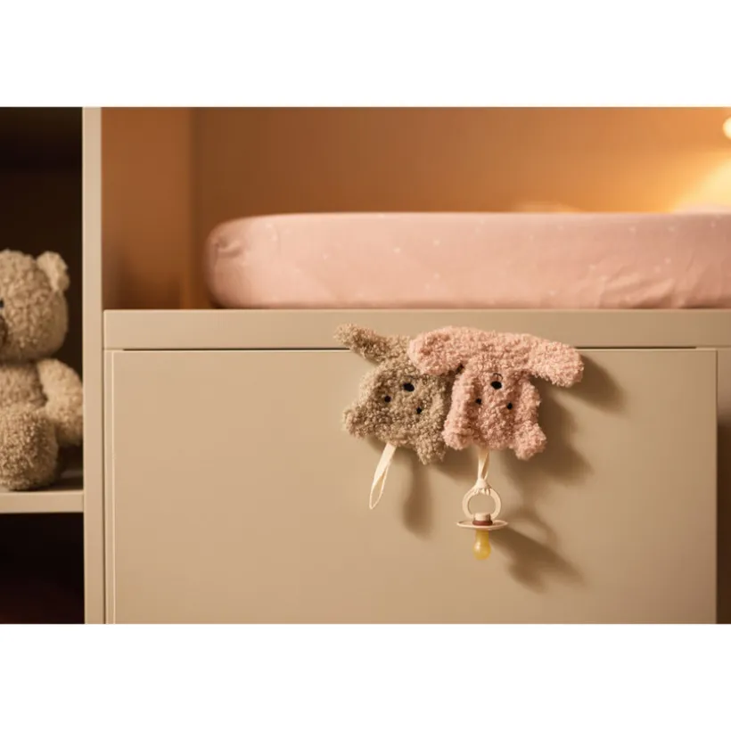 Attache sucette Teddy Bear Wild Rose