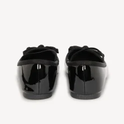 Babies vernies avec élastique et nœud pour fille