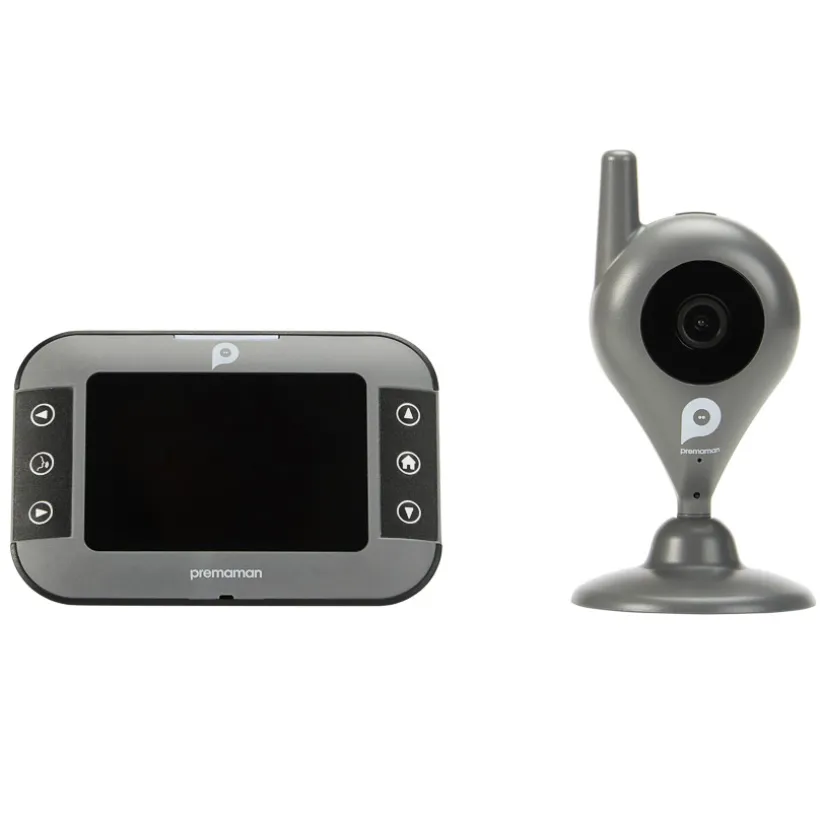 Babyphone vidéo Buddy 2.0 gris