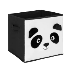 Bac de rangement en velours pliable 29 x 29 cm Joey le Panda
