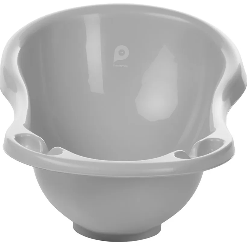 Baignoire avec bouchon Popotam 2.0 gris