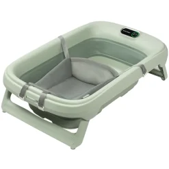 Baignoire Indigo Plus + coussin nouveau-né Sage Green