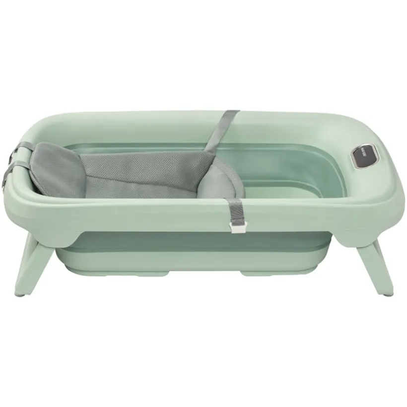 Baignoire Indigo Plus + coussin nouveau-né Sage Green