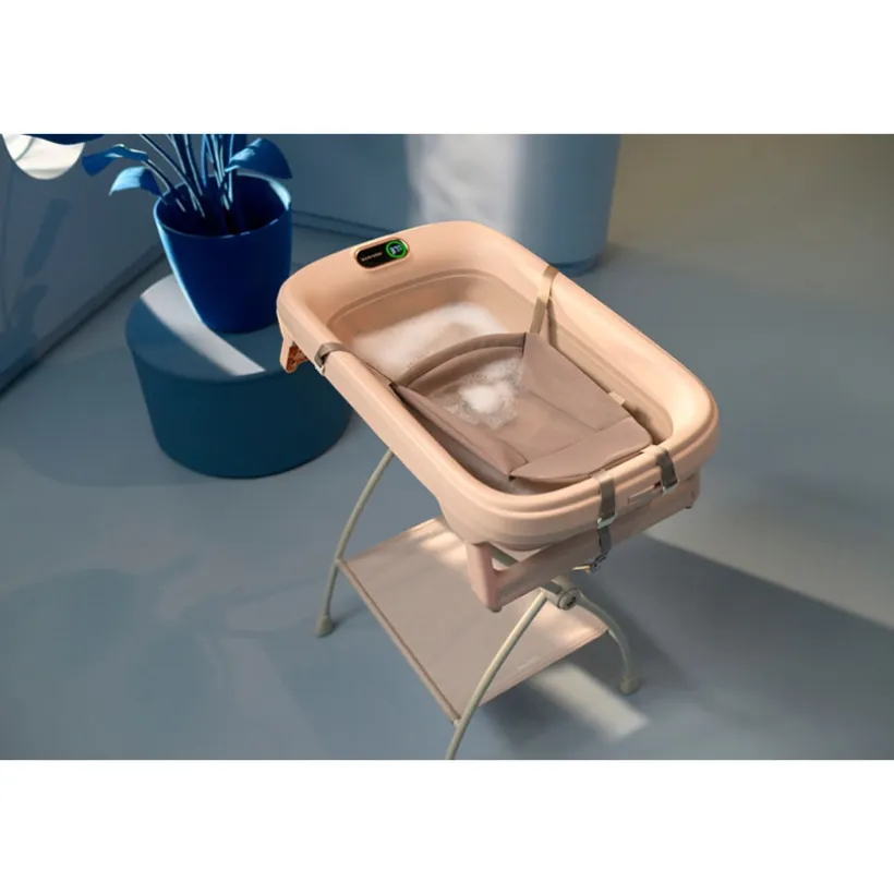 Baignoire Indigo Plus + coussin nouveau-né Sage Green