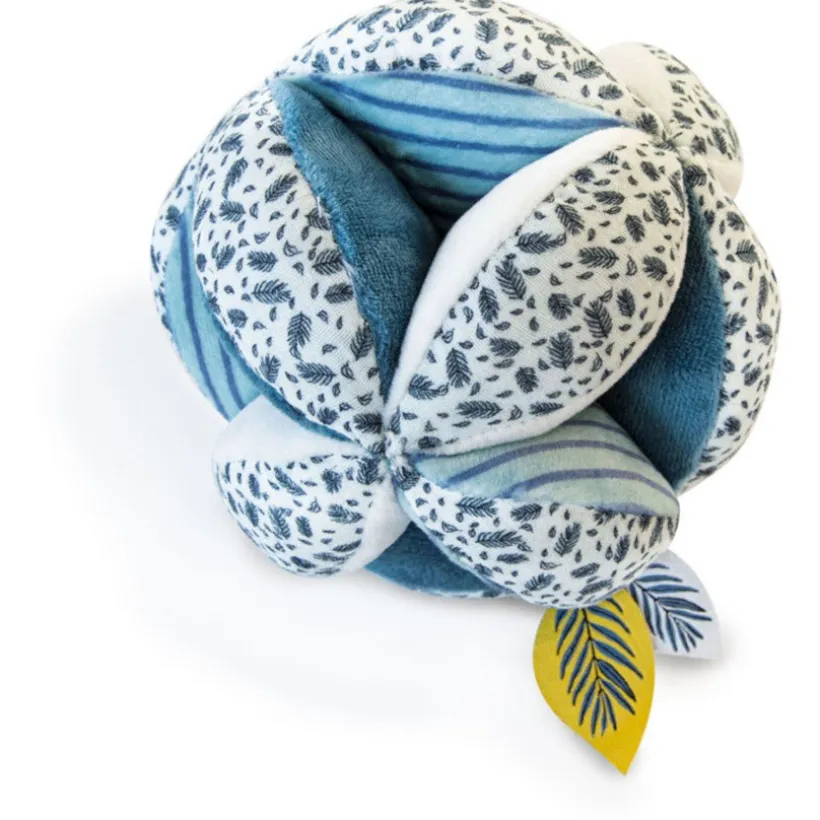 Balle sensorielle avec hochet Yoca le Koala - Bleu