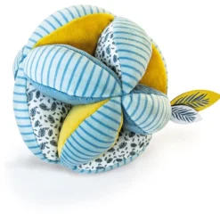 Balle sensorielle avec hochet Yoca le Koala - Bleu
