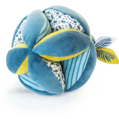 Balle sensorielle avec hochet Yoca le Koala - Bleu
