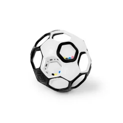 Balle sensorielle Oball Foot noir et blanc