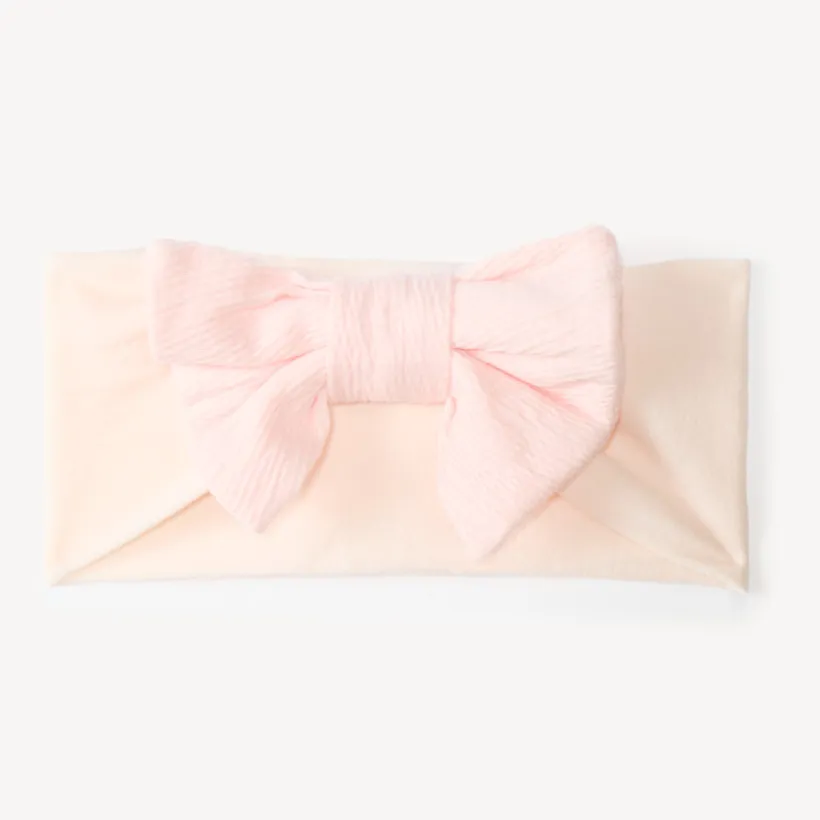 Bandeau bébé avec nœud
