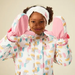 Bandeau en tricot effet croisé pour fille