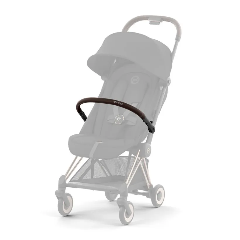 Barre de protection pour poussette Coya dark brown