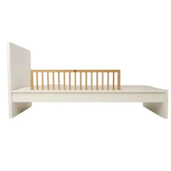 Barrière de lit en bois de hêtre 120 x 40 cm