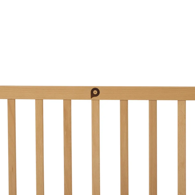 Barrière de lit en bois de hêtre 120 x 40 cm