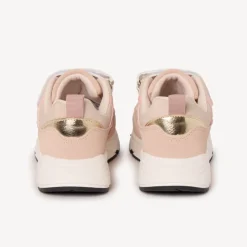 Basket de sport avec lacets élastiqués et velcro pour fille