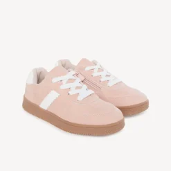 Baskets basses en simili cuir pour fille