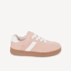 Baskets basses en simili cuir pour fille