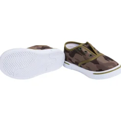 Baskets basses en toile imprimé camouflage pour bébé garçon