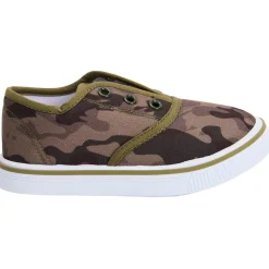 Baskets basses en toile imprimé camouflage pour bébé garçon