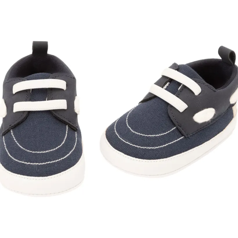 Baskets basses style bateau pour bébé garçon