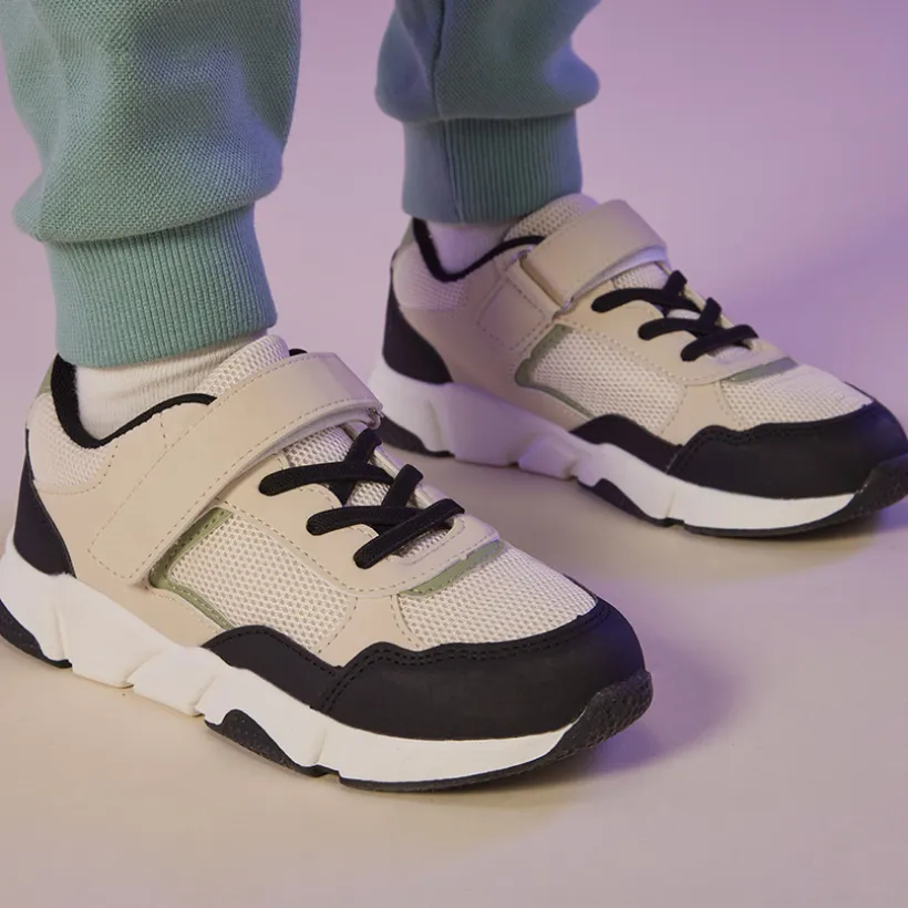 Baskets de sport en mesh avec empiècements pour garçon