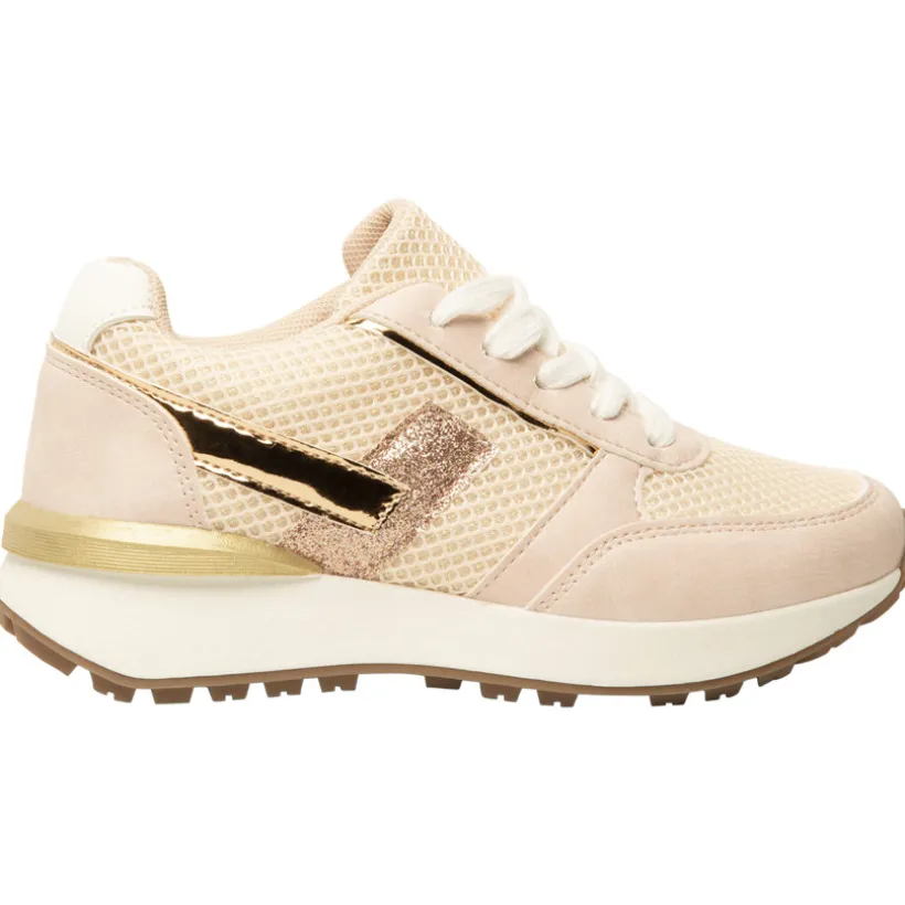 Baskets de sport en mesh à lacets pour fille